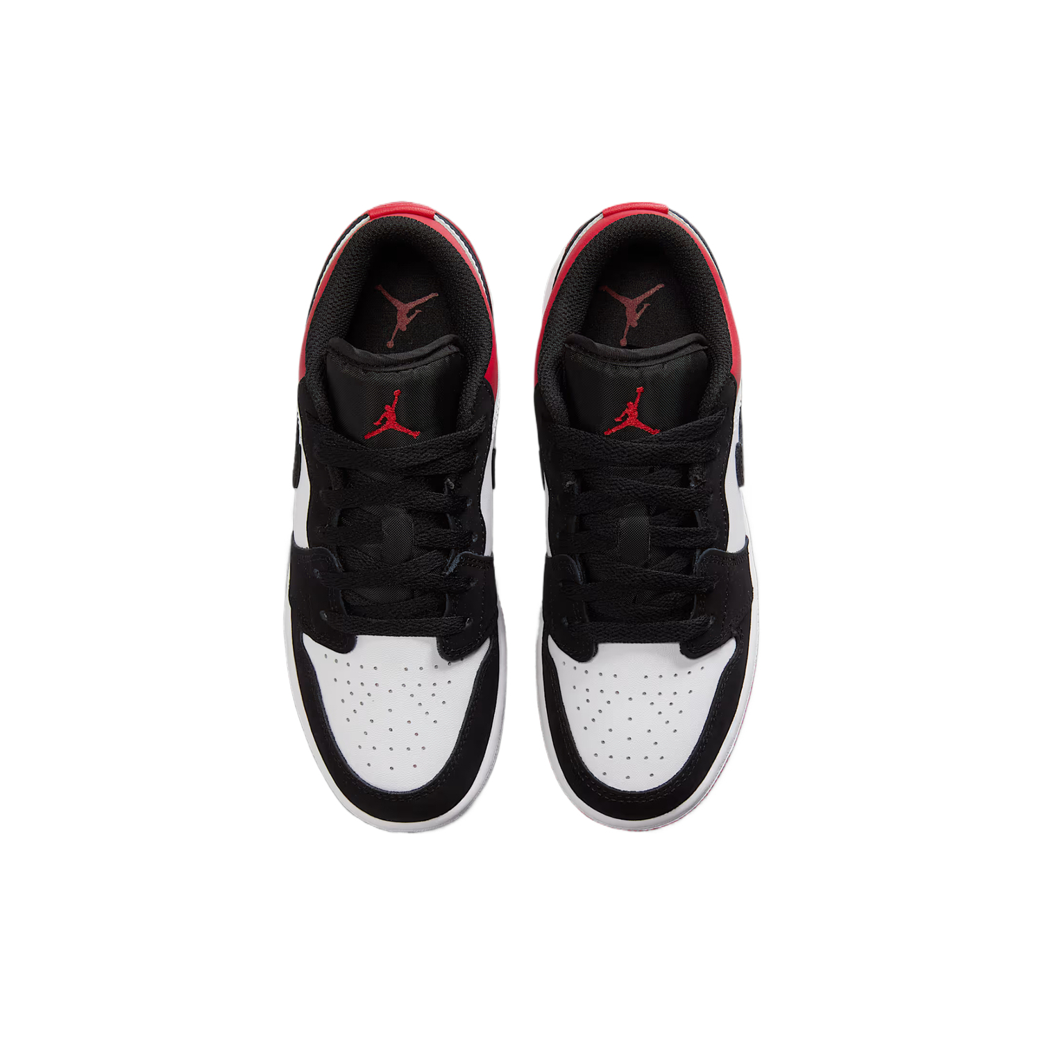 Air 1 Mid top детские тренировочные кроссовки для подростков Jordan, черный — фото 3