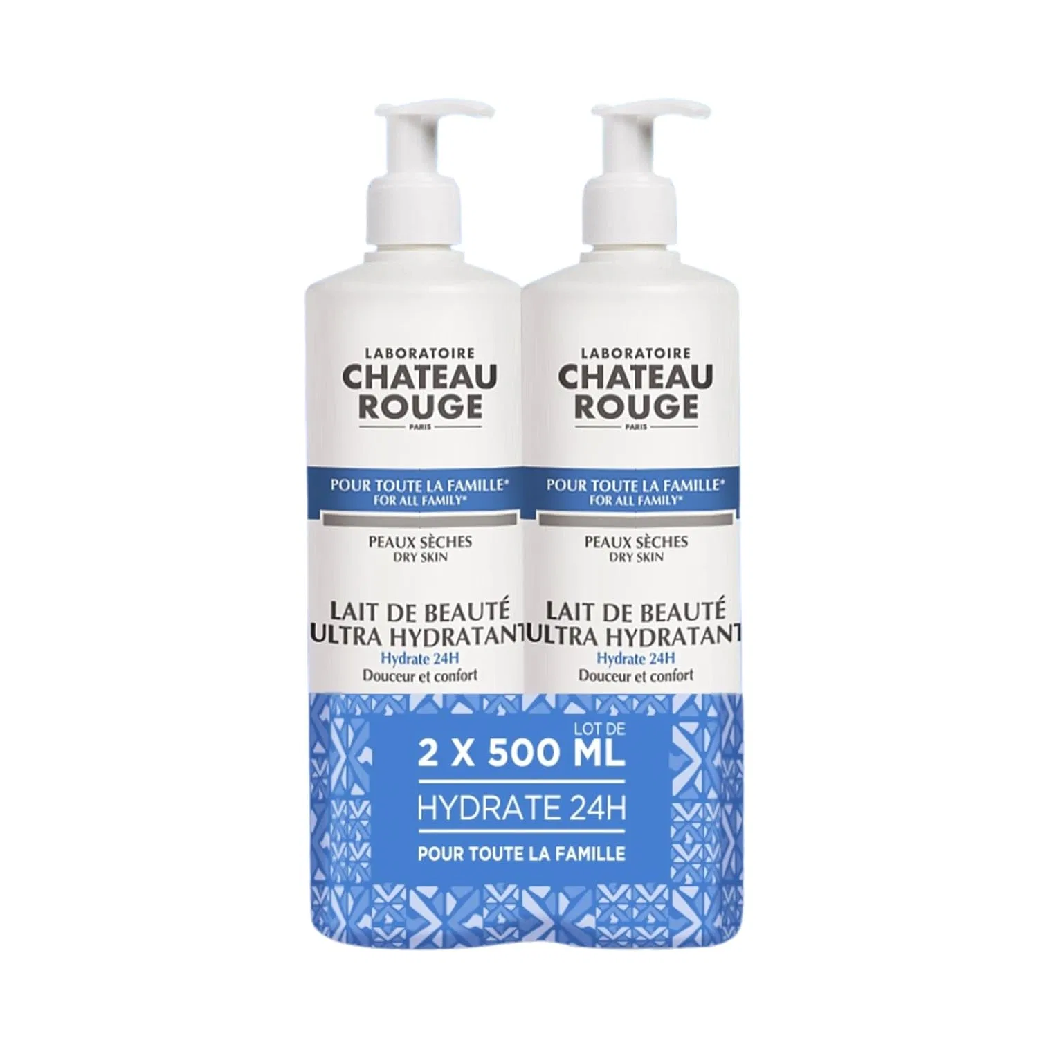 Ультраувлажняющее молочко Laboratoire Château Rouge, 2 шт. Laboratoire Château Rouge