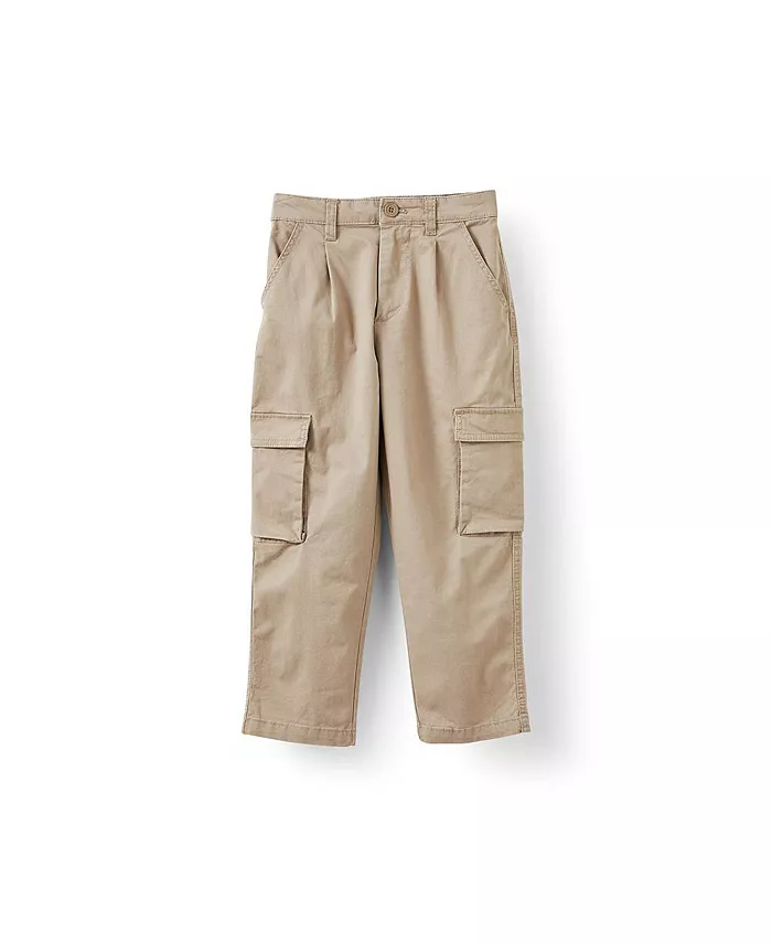 

Брюки-карго для мальчиков с крупной/маленькой складкой спереди COTTON ON, серый