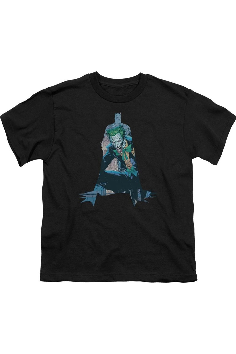

Футболка с принтом сцены из "Batman" для подростков с коротким рукавом Gildan, черный