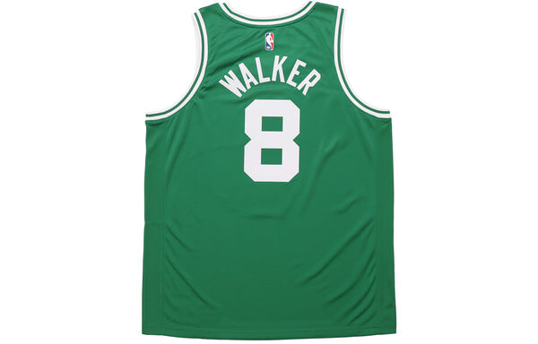 Футболка баскетбольная майка жилет nba sports sw fan edition 20 21 сезон boston celtics № 8 Nike, зеленый — фото 2