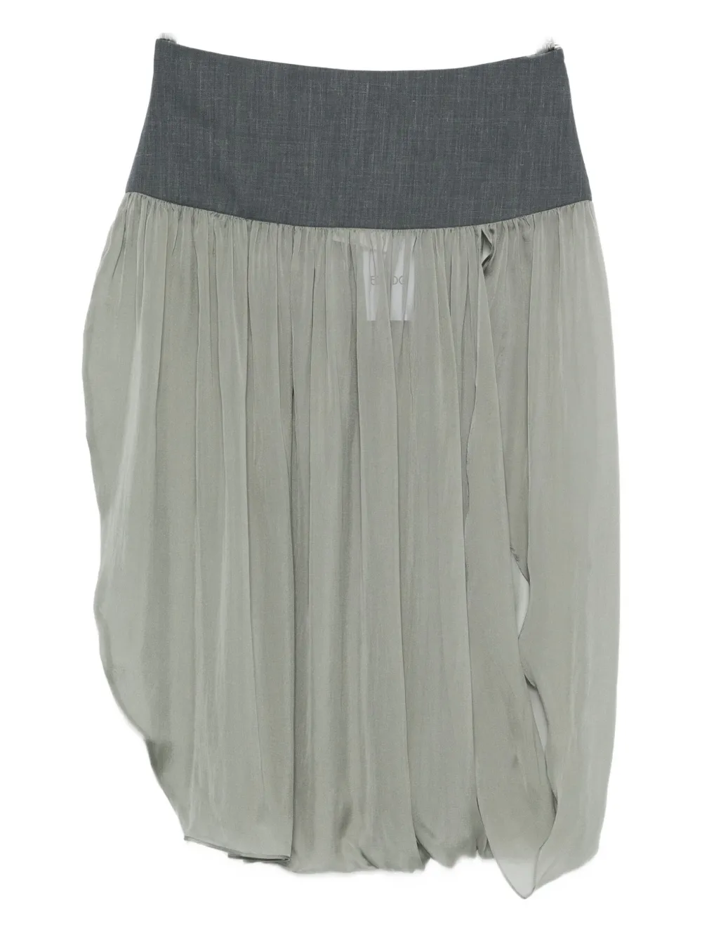 

Плиссированная юбка с завышенной талией Paloma Wool, серый