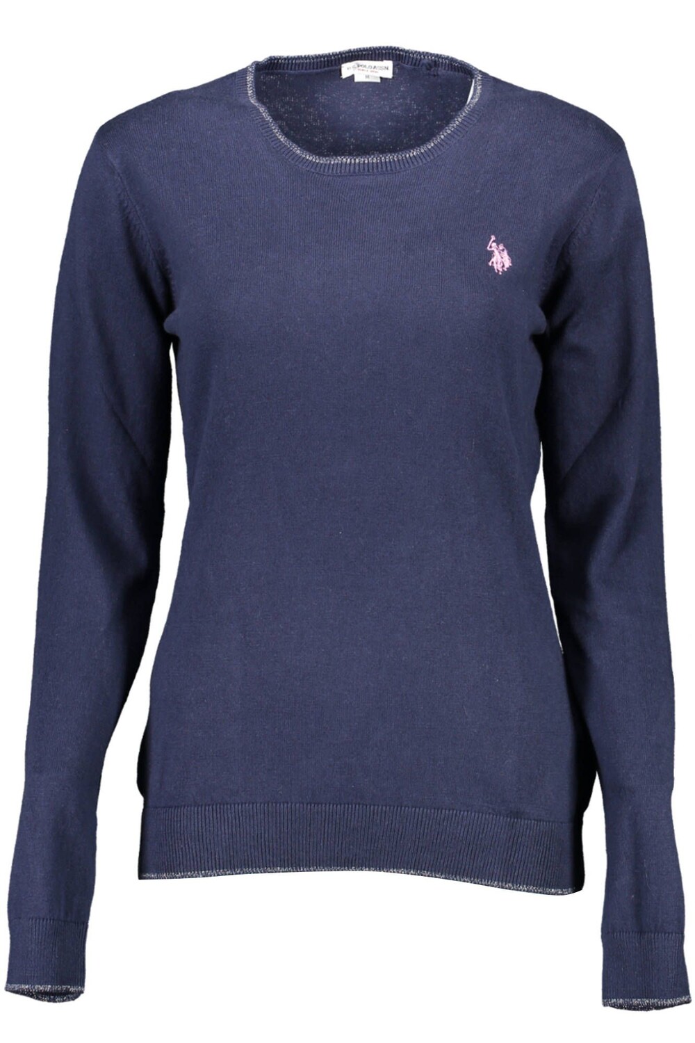 

Синий хлопковый женский свитер U.S. Polo Assn.