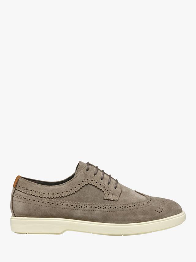

Кроссовки spherica ec17 из замши на шнуровке Geox, цвет Dove Grey