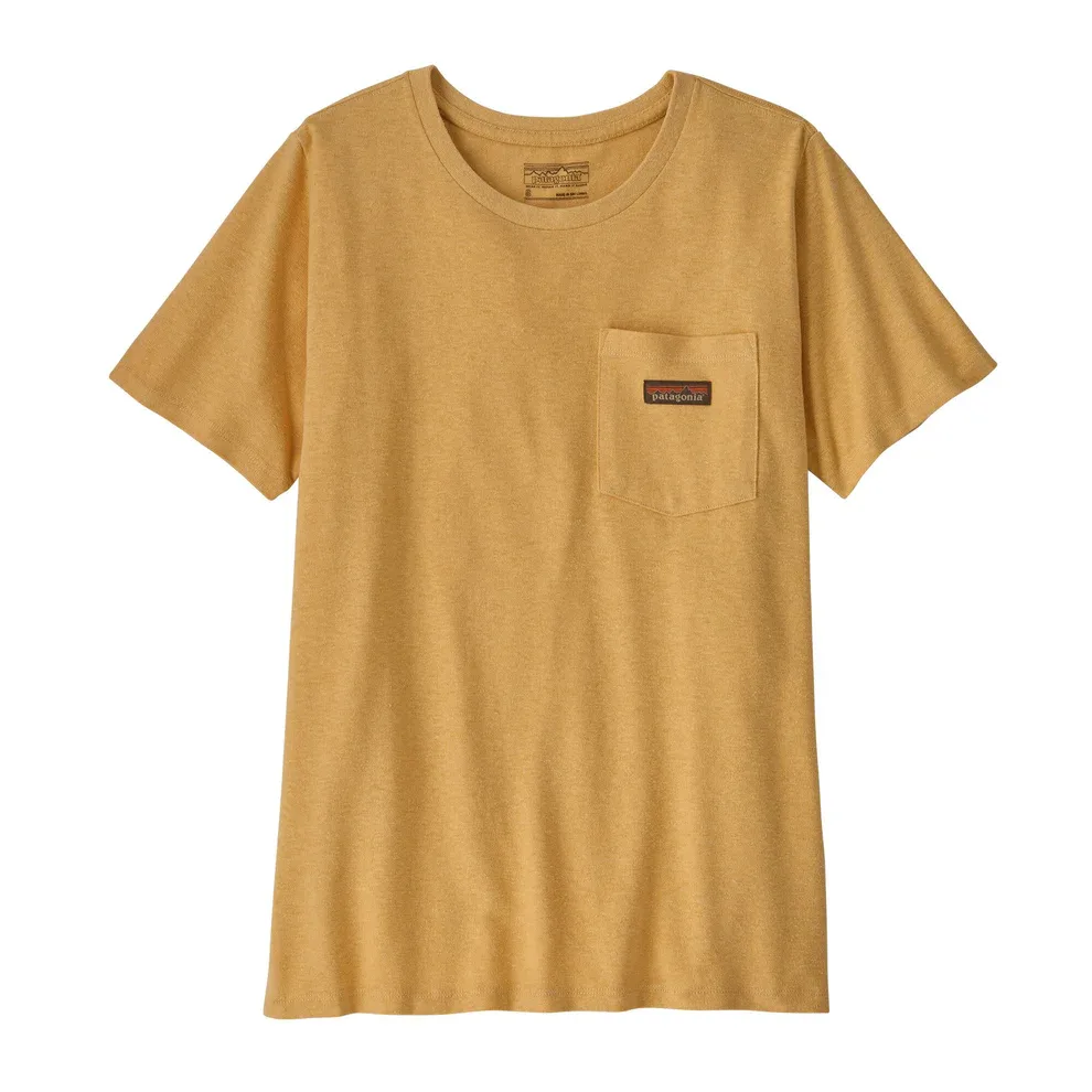 Футболка женская с круглым вырезом умеренного прямого кроя Patagonia, Beeswax Dye/BWX