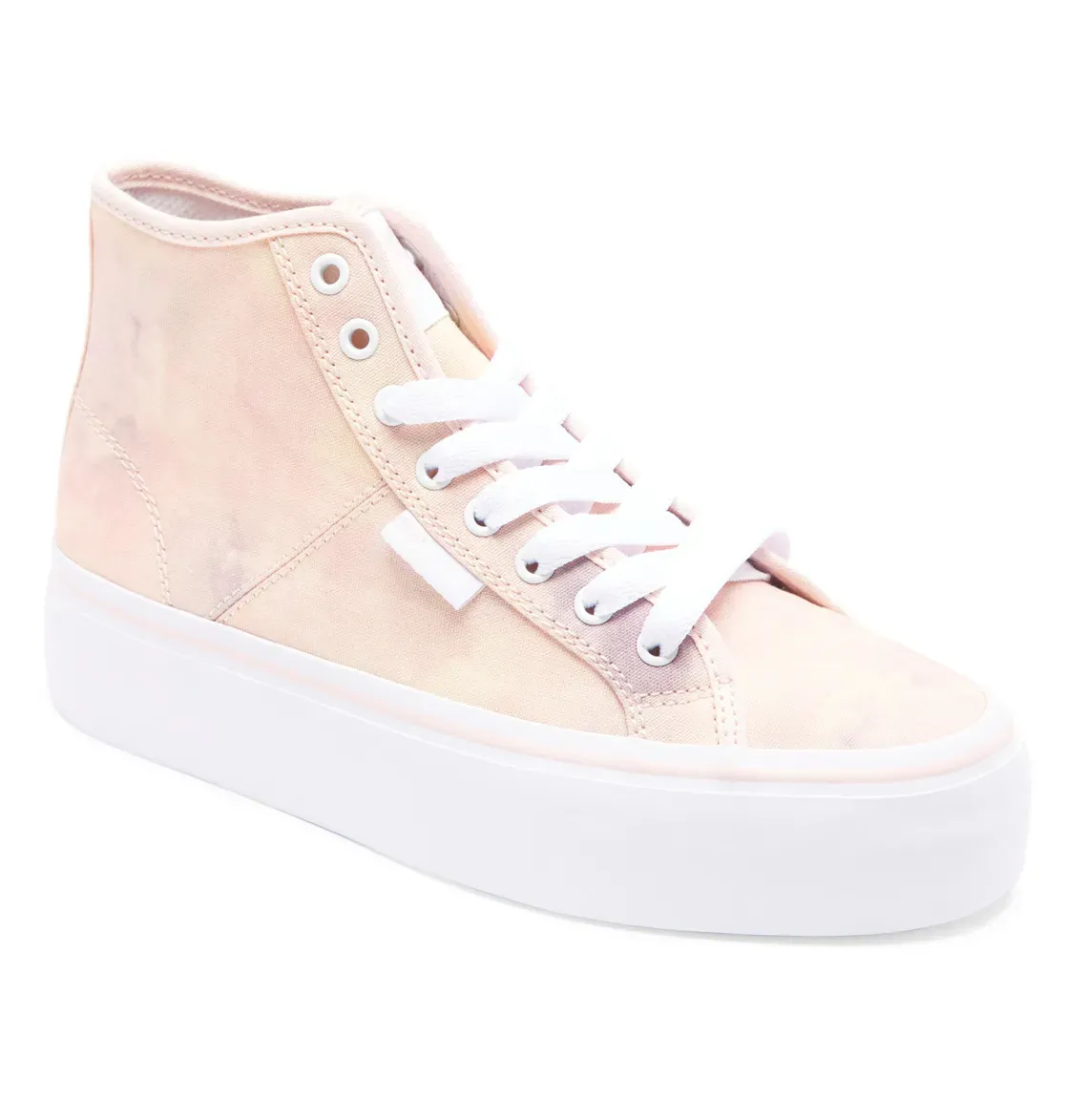 Кроссовки DC Shoes "Manual Hi Platform", цвет Peach Parfait
