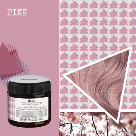 Кондиционер для креативного окрашивания - розовый 250мл Davines Alchemic Creative Pink — фото 3