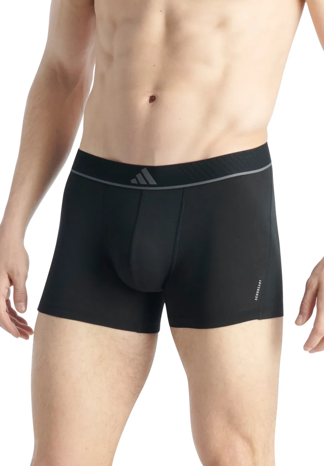 Боксеры активные Micro Flex Eco Trunk 3P Adidas, черный — фото 2