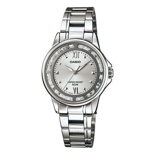 

Часы CASIO Waterproof Stainless Steel Strap Silver Analog, цвет silver