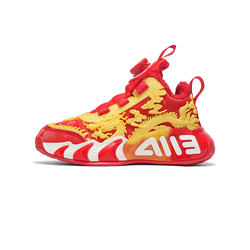 

Детские противоскользящие низкие беговые кроссовки Kids' IMAU, a5520 золотой красный[fleece-lined]