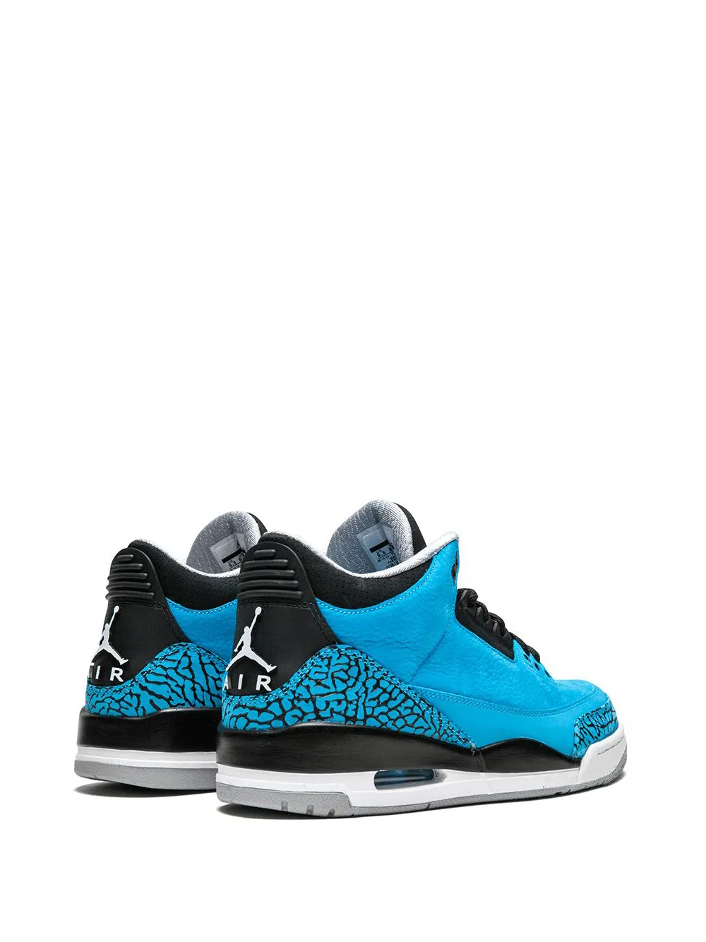 Кроссовки Air  3 Retro Jordan, синий — фото 3