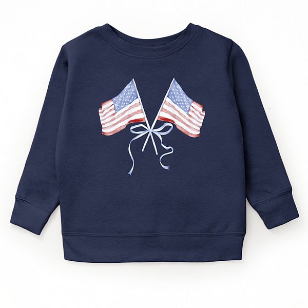 Флаговая коquette молодежная толстовка The Juniper Shop, Navy