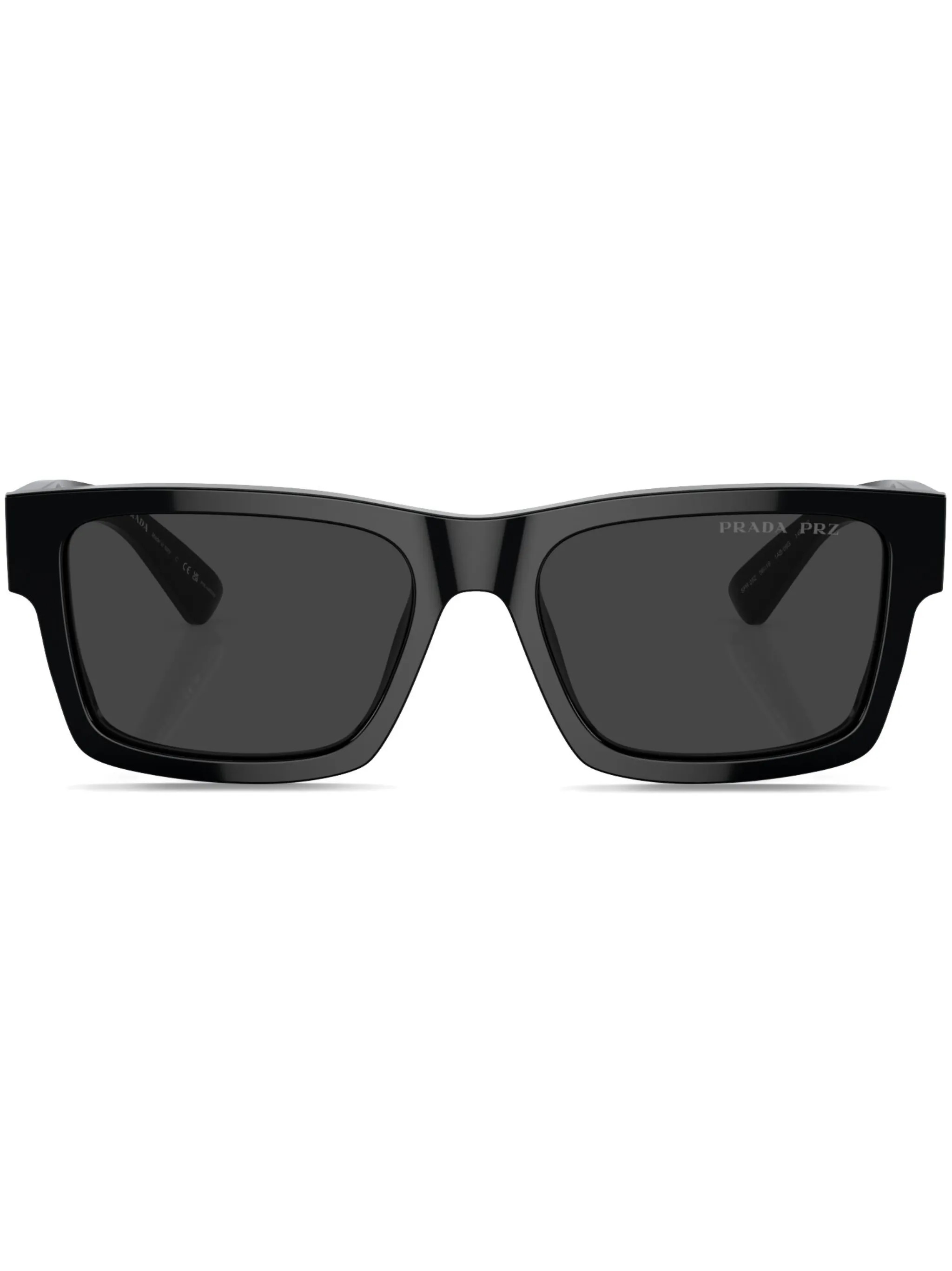 

Солнцезащитные очки в прямоугольной оправе с логотипом Prada Eyewear, черный