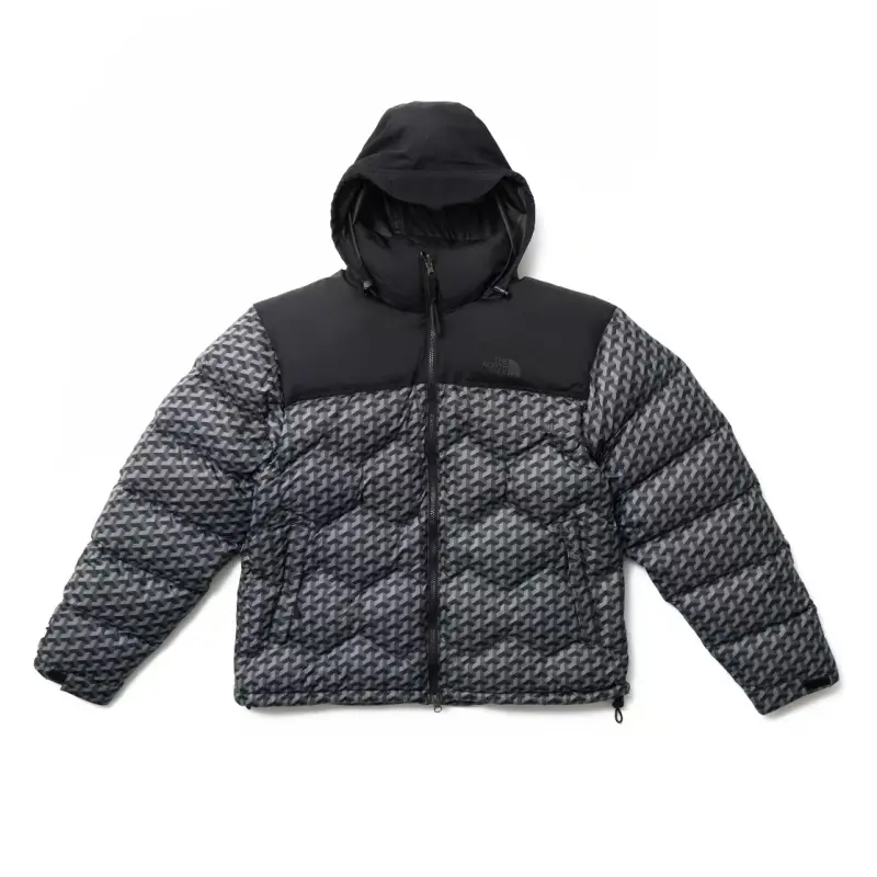 

Пуховик X DOE HEXAGON PRINTED DOWN Unisex Black THE NORTH FACE