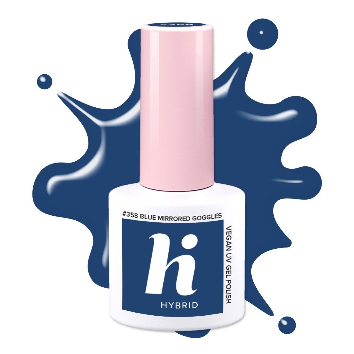 

Гибридный лак для ногтей Hi Hybrid, 358 Blue Mirrored Goggles