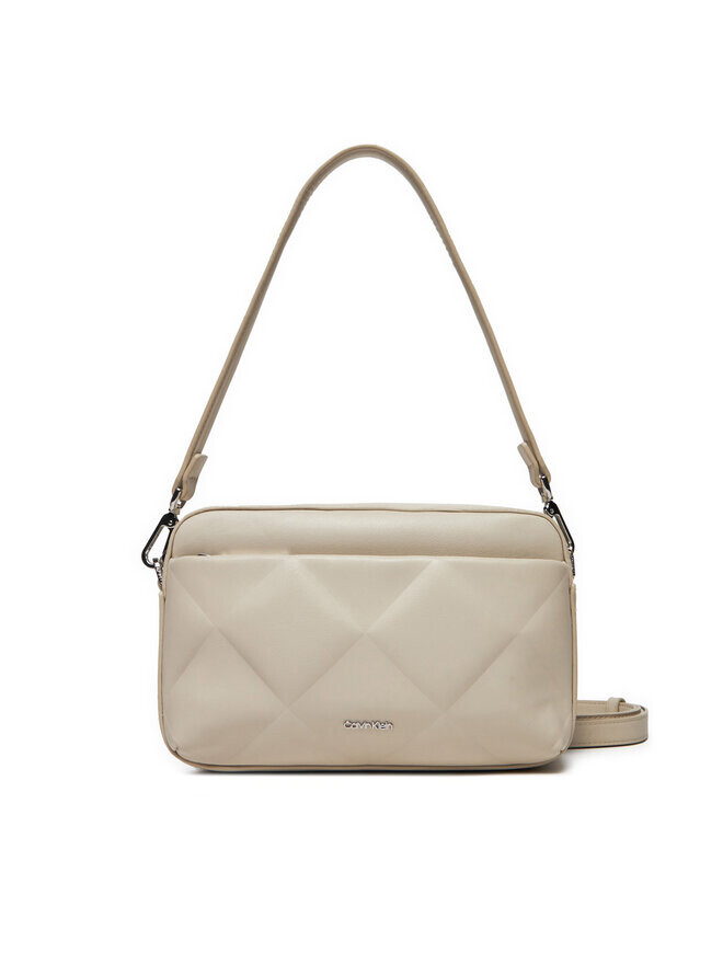 

Сумка Calvin Klein Diamond Quilt Camera Bag W/Pkt K60K612907, бежевый