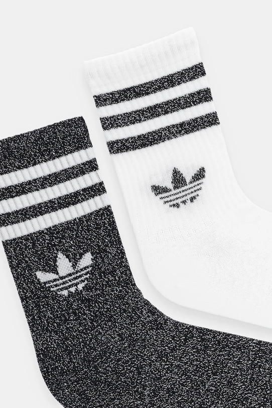 Носки 3-Stripes 2 пары Adidas Originals, черный — фото 2