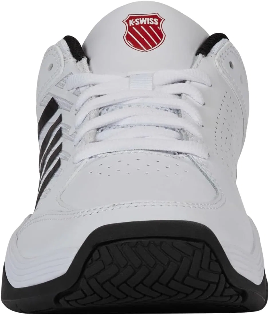 Мужские теннисные кроссовки K-Swiss Court Express 2, Wht Blk Ars Red — фото 3