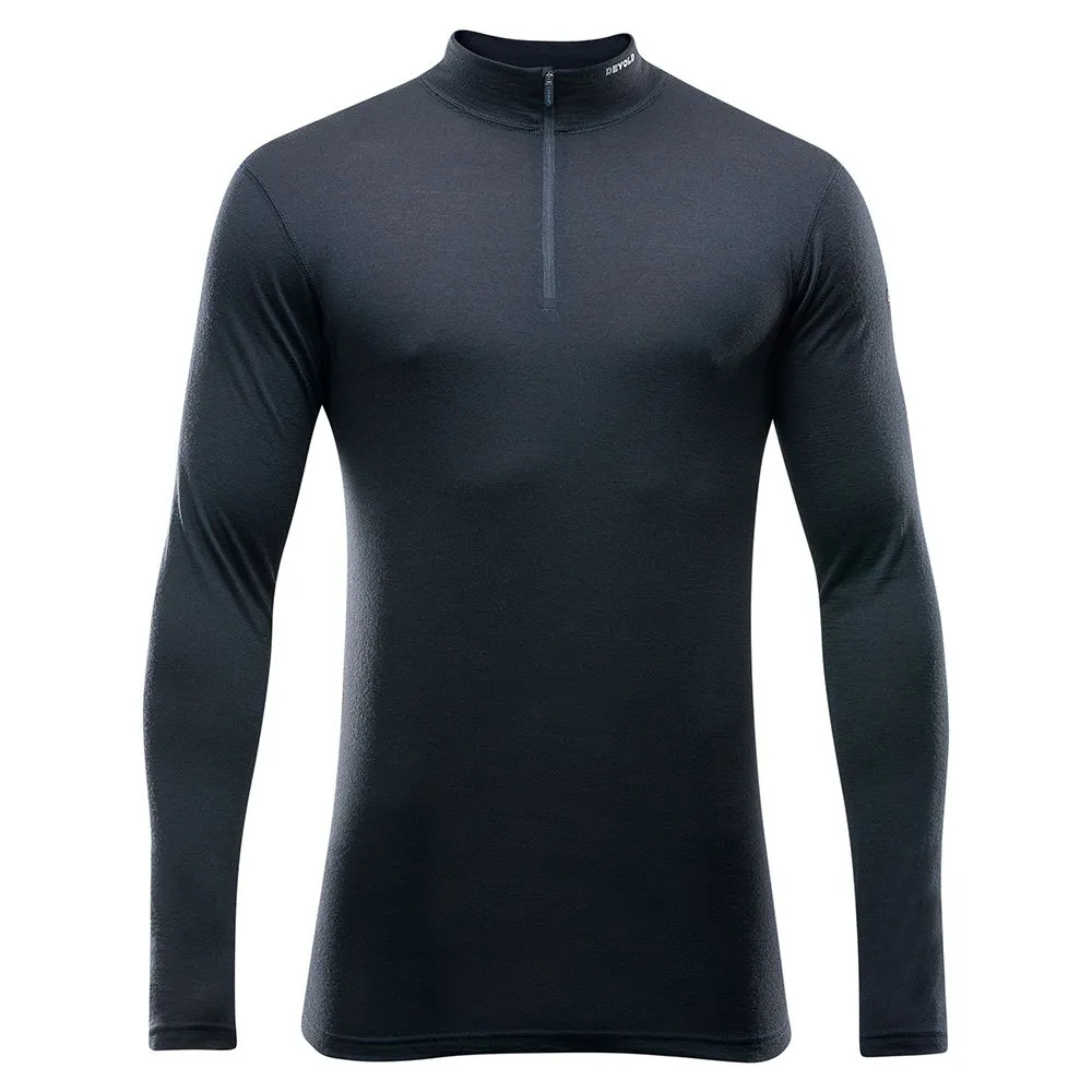 

Лонгслив DEVOLD OF NORWAY Breeze Merino 150 half zip, черный