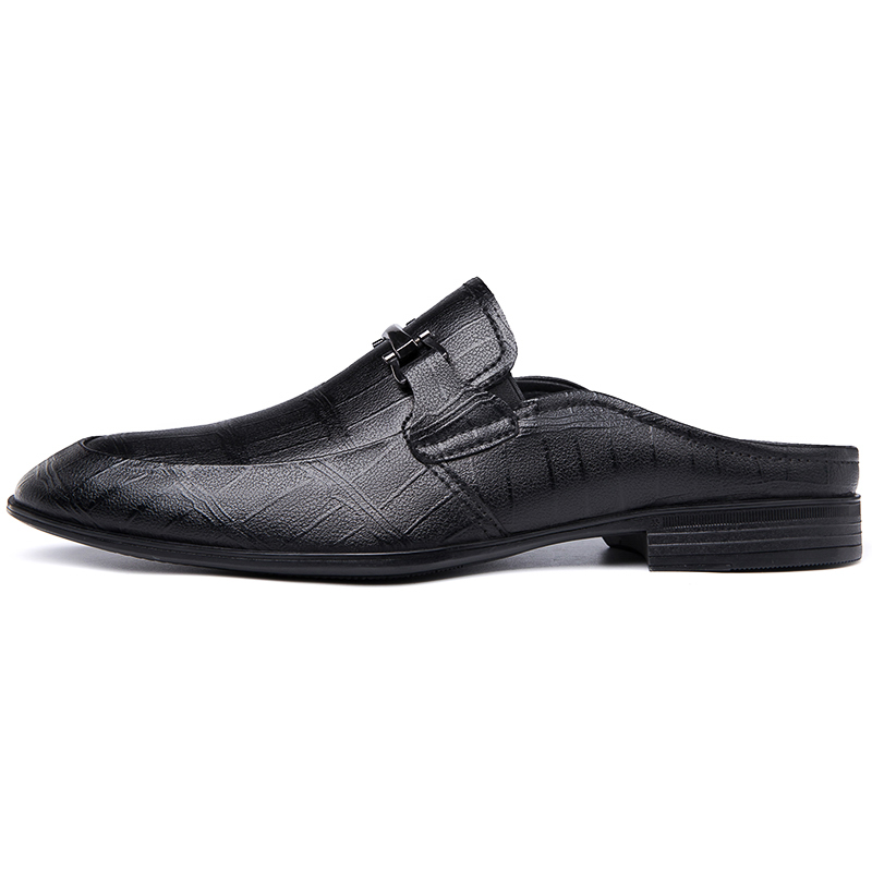 

PAIBLOKS Резиновые нескользящие противоскользящие износостойкие бесшумные закрытые тапочки унисекс черные в черную клетку, цвет Black Plaid