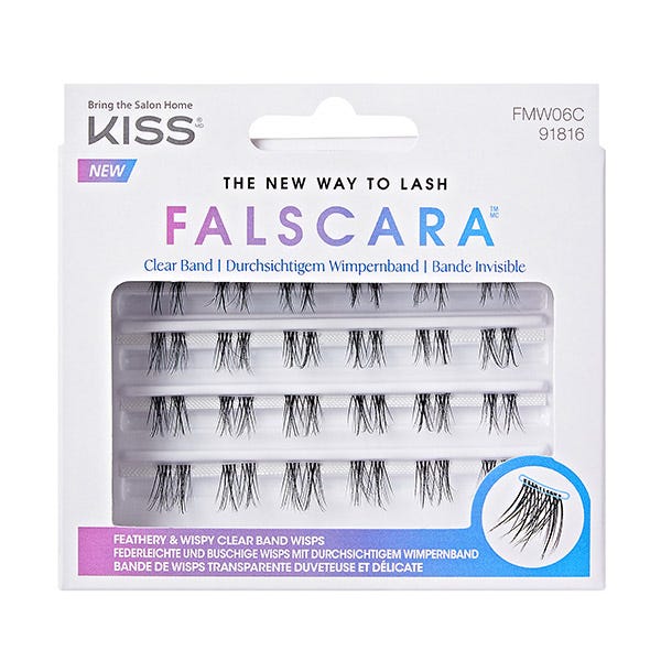 

Накладные ресницы Falscara Clear Band Lashes по группам KISS