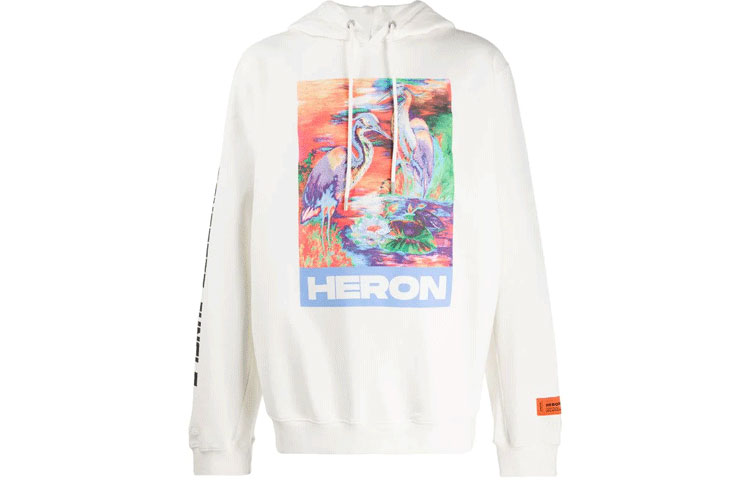 

HERON PRESTON Мужская толстовка, Белый