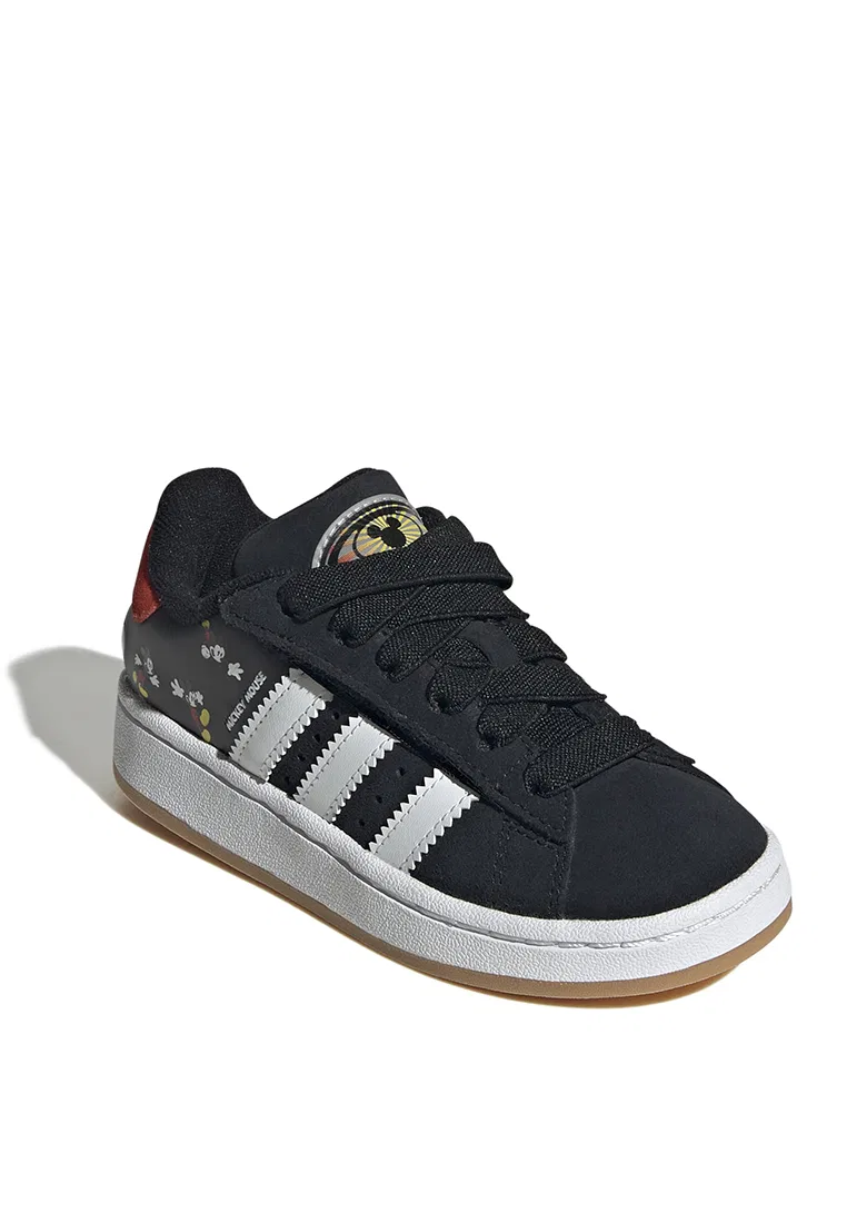 Кроссовки детские, с подсветкой и эластичной шнуровкой, Adidas x Disney Mickey Mouse Campus 00s, белые — фото 2