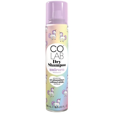 

Сухой шампунь Unicorn Fragrance 200 мл с удивительным впитыванием масла Colab