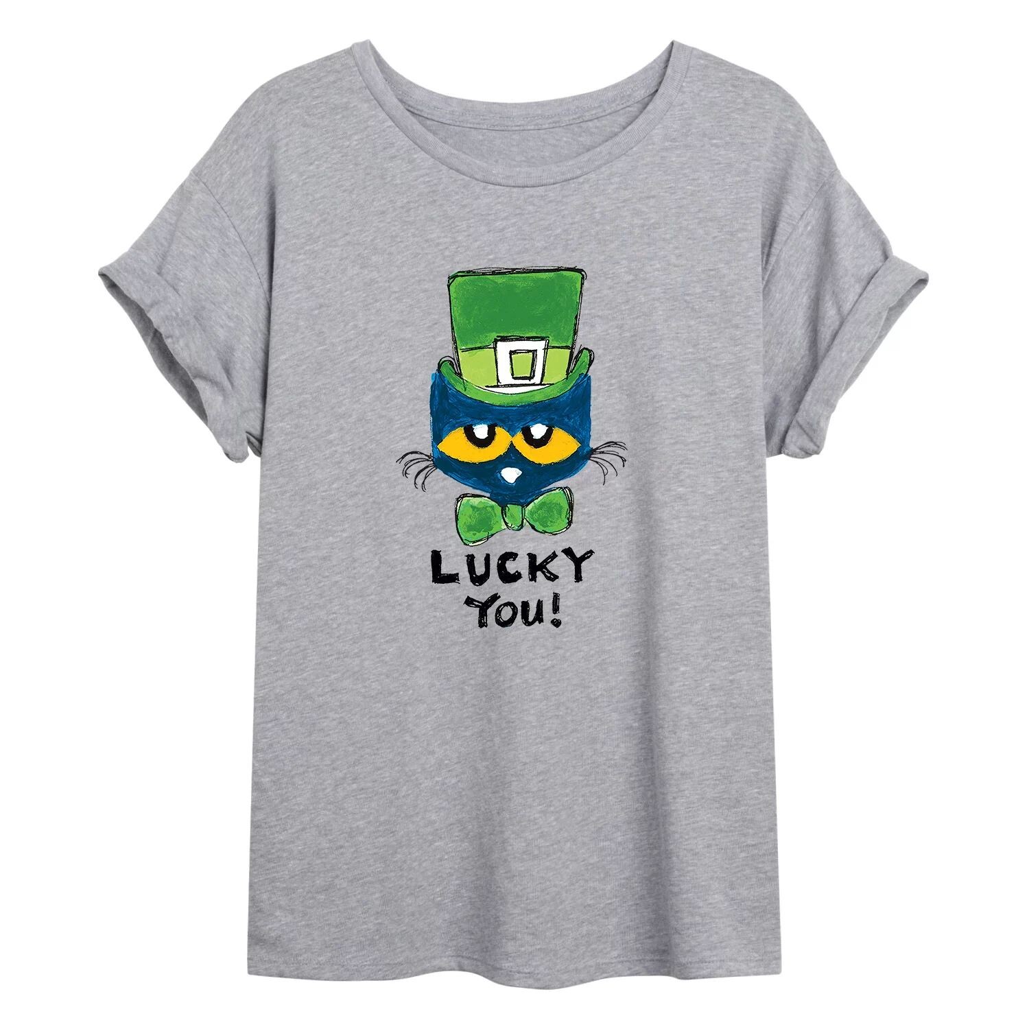 

Детская струящаяся футболка Pete The Cat Lucky Flowy Licensed Character, Серый, Детская струящаяся футболка Pete The Cat Lucky Flowy Licensed Character