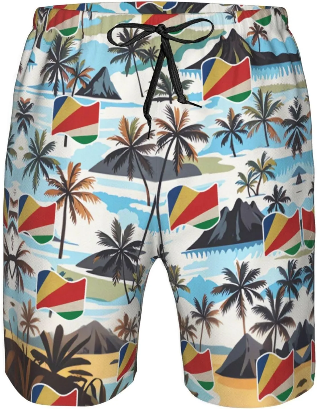 Мужские плавки-шорты Sierra Leone Sierra Leonean Board Shorts Swim Trunks Generic, Seychelles Seychellese — фото 4