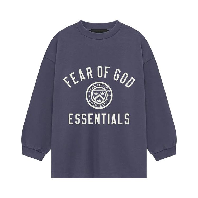 

Футболка Fear of God Essentials Kids Jersey Long-Sleeve Tee, Marine