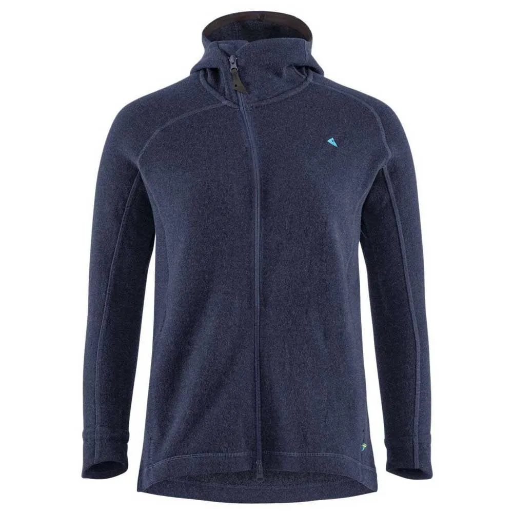 

Флис Klättermusen Balder Hoodie full zip, синий