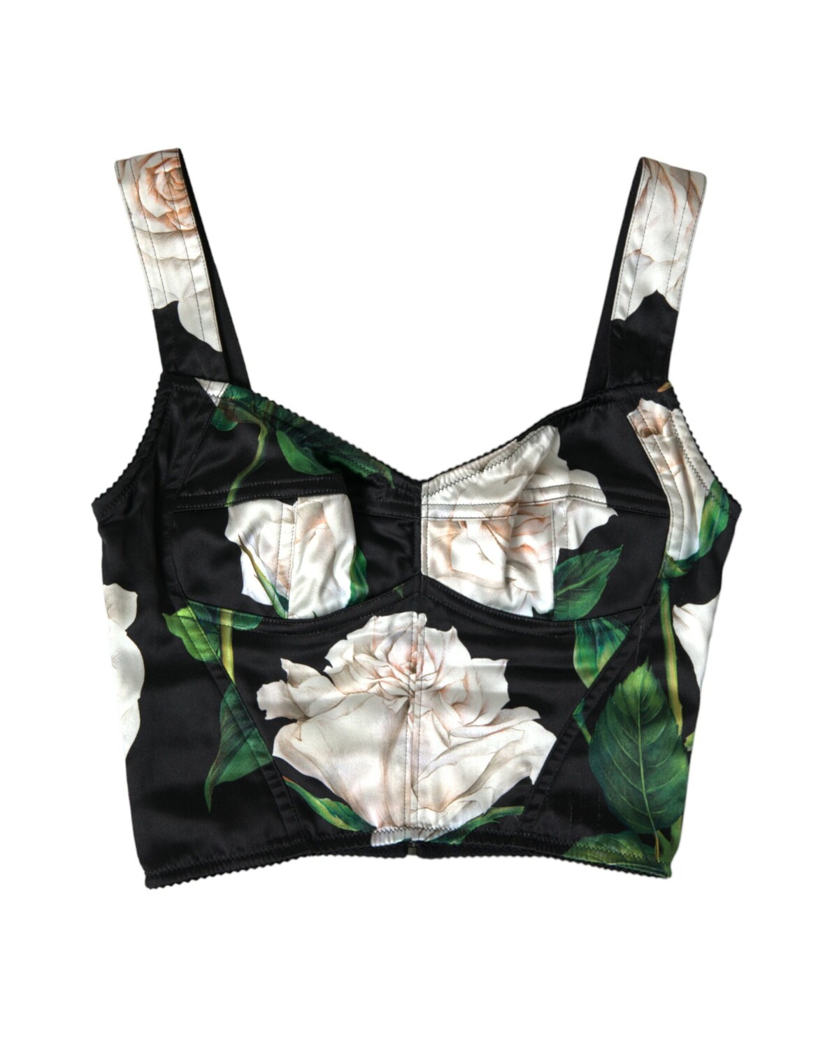 

Элегантный цветочный бюстье укороченный топ Dolce & Gabbana