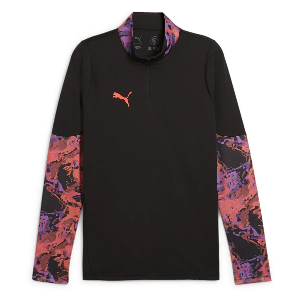 

Толстовка Puma Individualcup half zip, черный