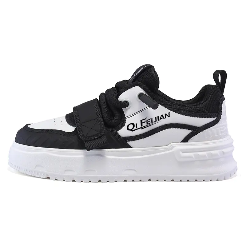 

Стильные туфли для скейтбординга QI FEIJIAN, White Black