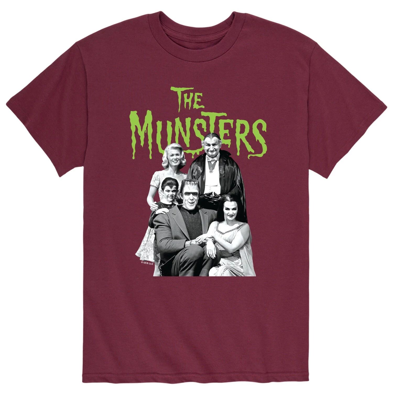 

Мужская футболка с семейным портретом The Munsters Licensed Character