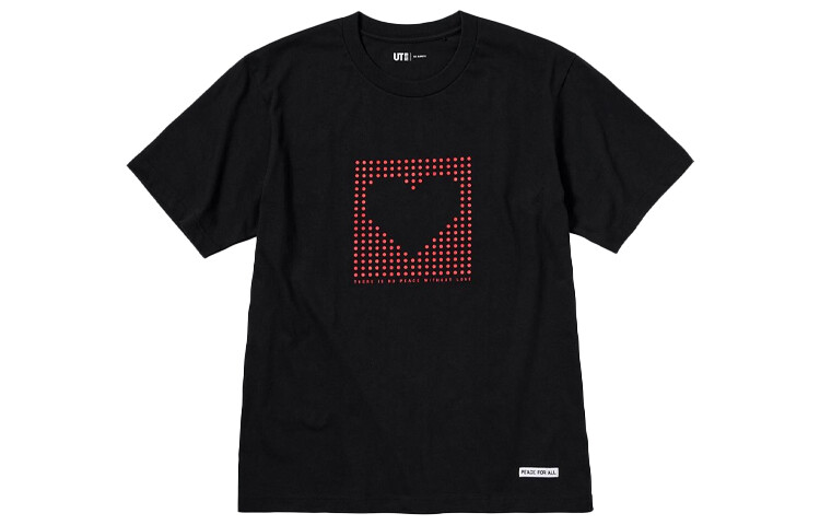 

UNIQLO Футболка унисекс, цвет Black