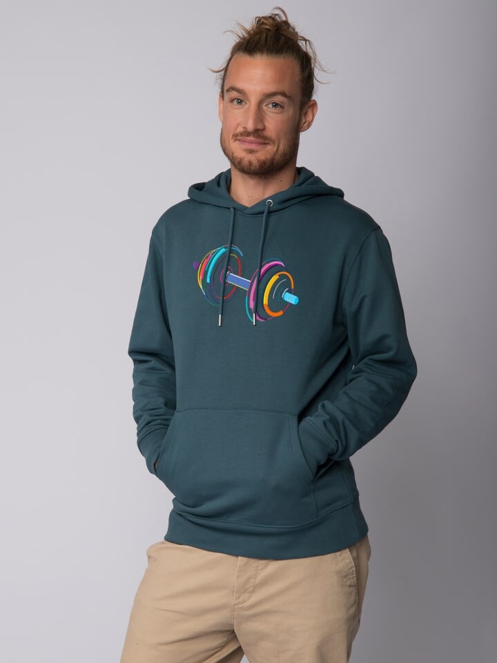

Толстовка wat Apparel Sweatshirt 80s Hantel, цвет Petrol