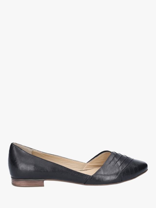 Балетки Marley из кожи Hush Puppies, Black
