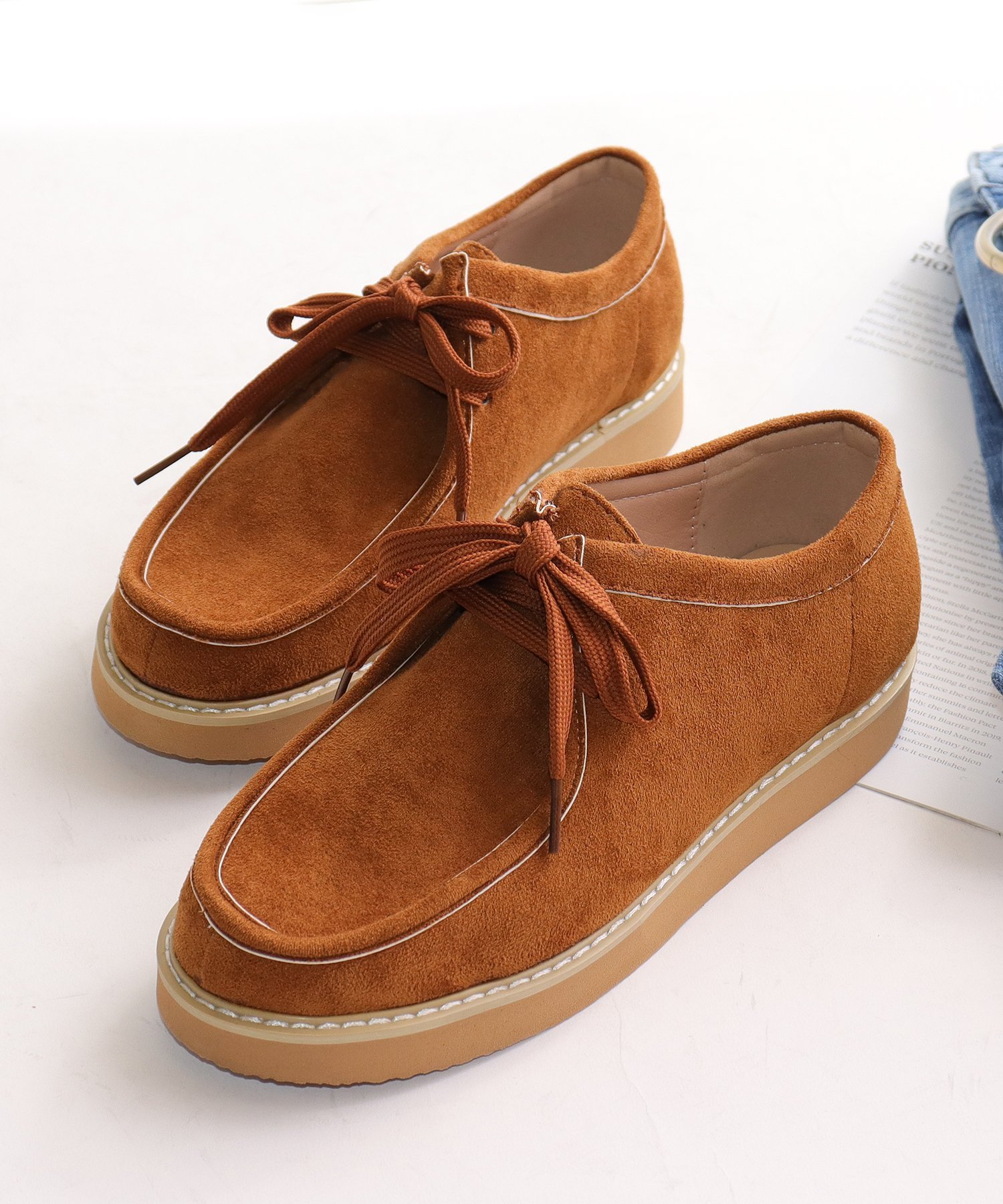Мокасины на каблуке 2,5 см 3047 Libertydoll, brown