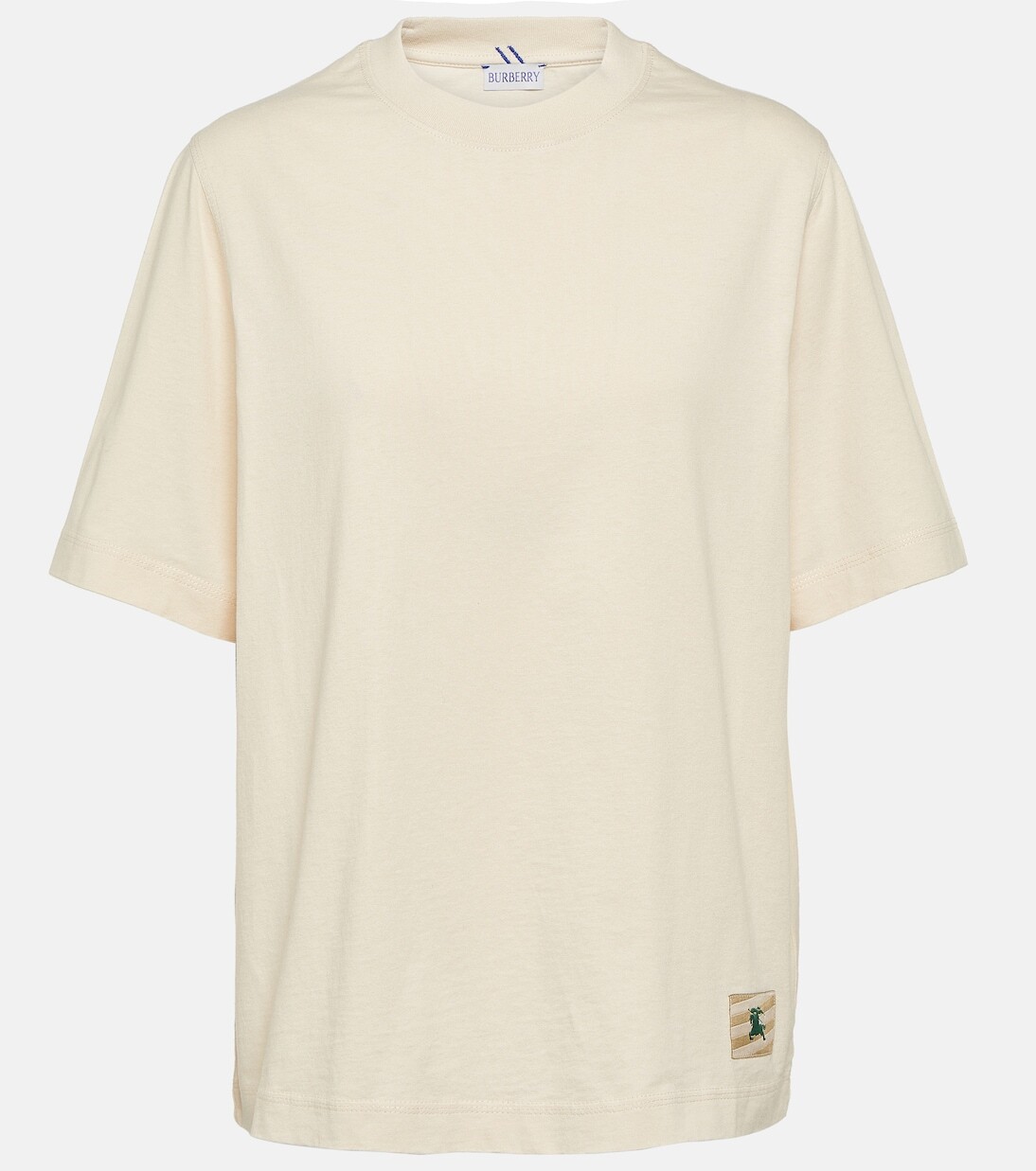 

Футболка ekd из хлопкового джерси Burberry, белый