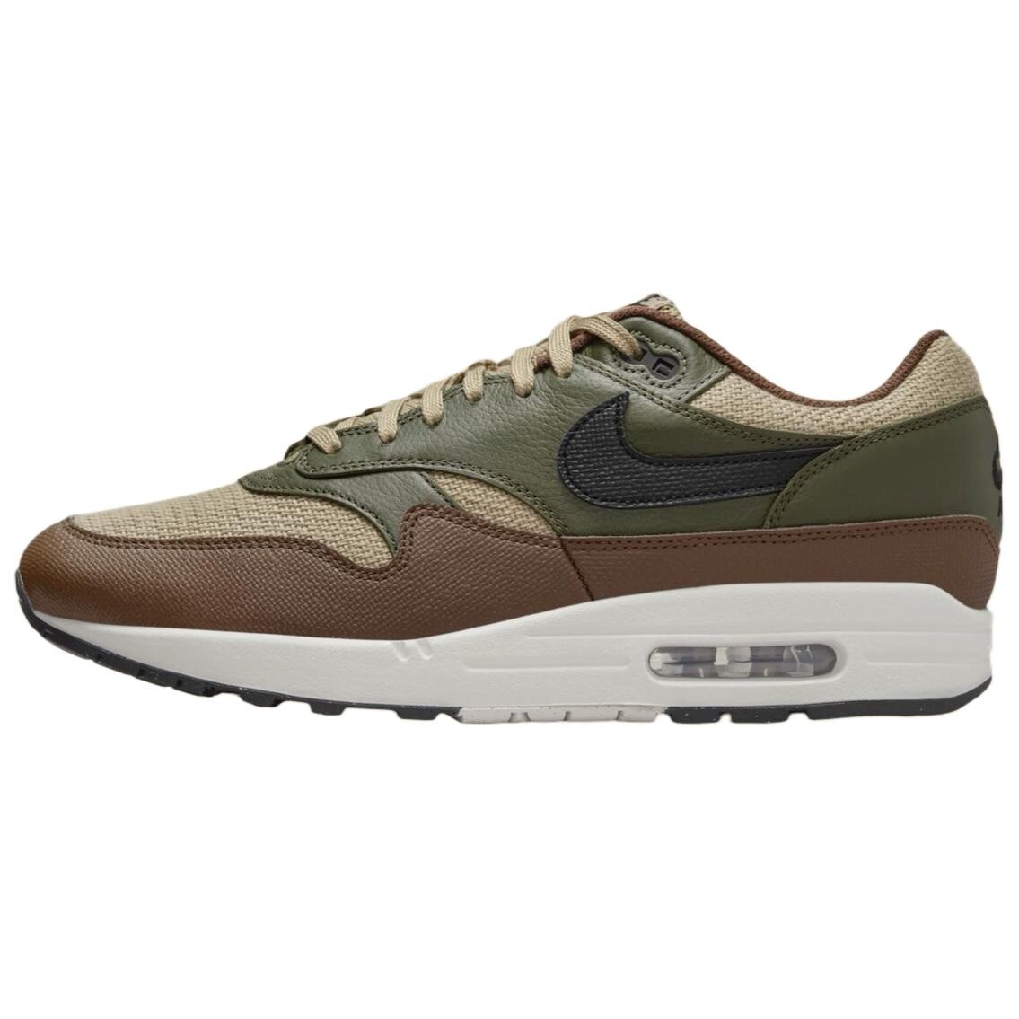 

Кроссовки Air Max 1 унисекс с низким верхом оливкового/хаки Nike