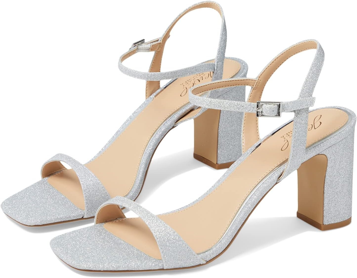 Босоножки Rayla Jewel Badgley Mischka, цвет Silver
