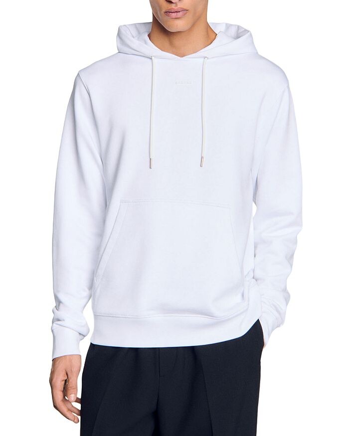 

Толстовка Sandro Logo Regular Fit, белый