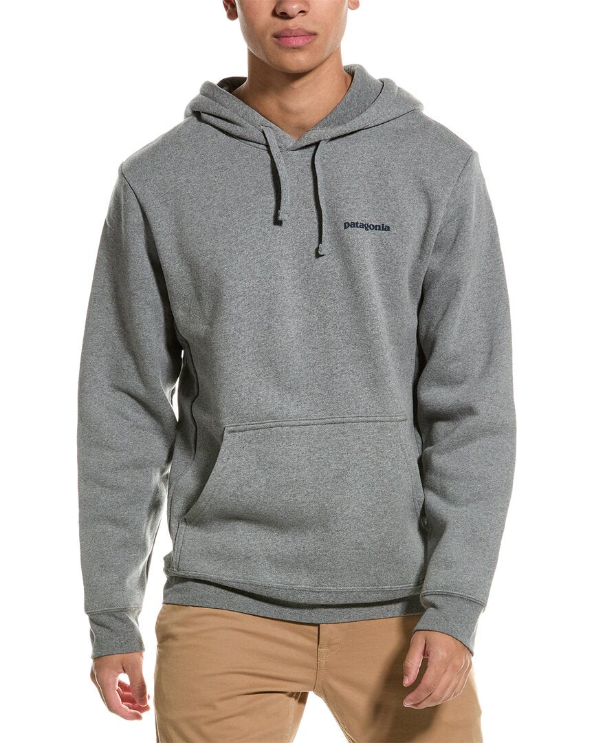 

Толстовка с капюшоном Patagonia Boardshort Logo Uprisal, серый