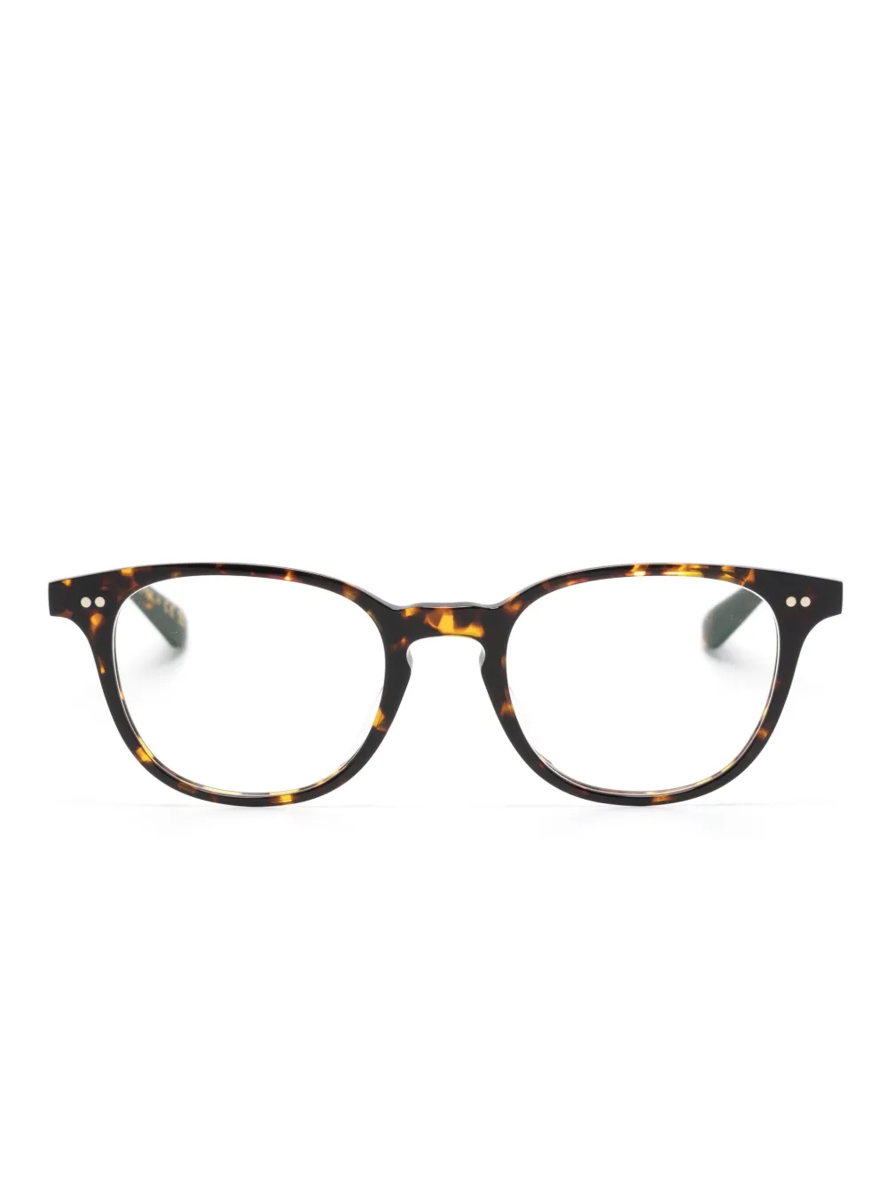 

Очки Sadao в овальной оправе Oliver Peoples, коричневый