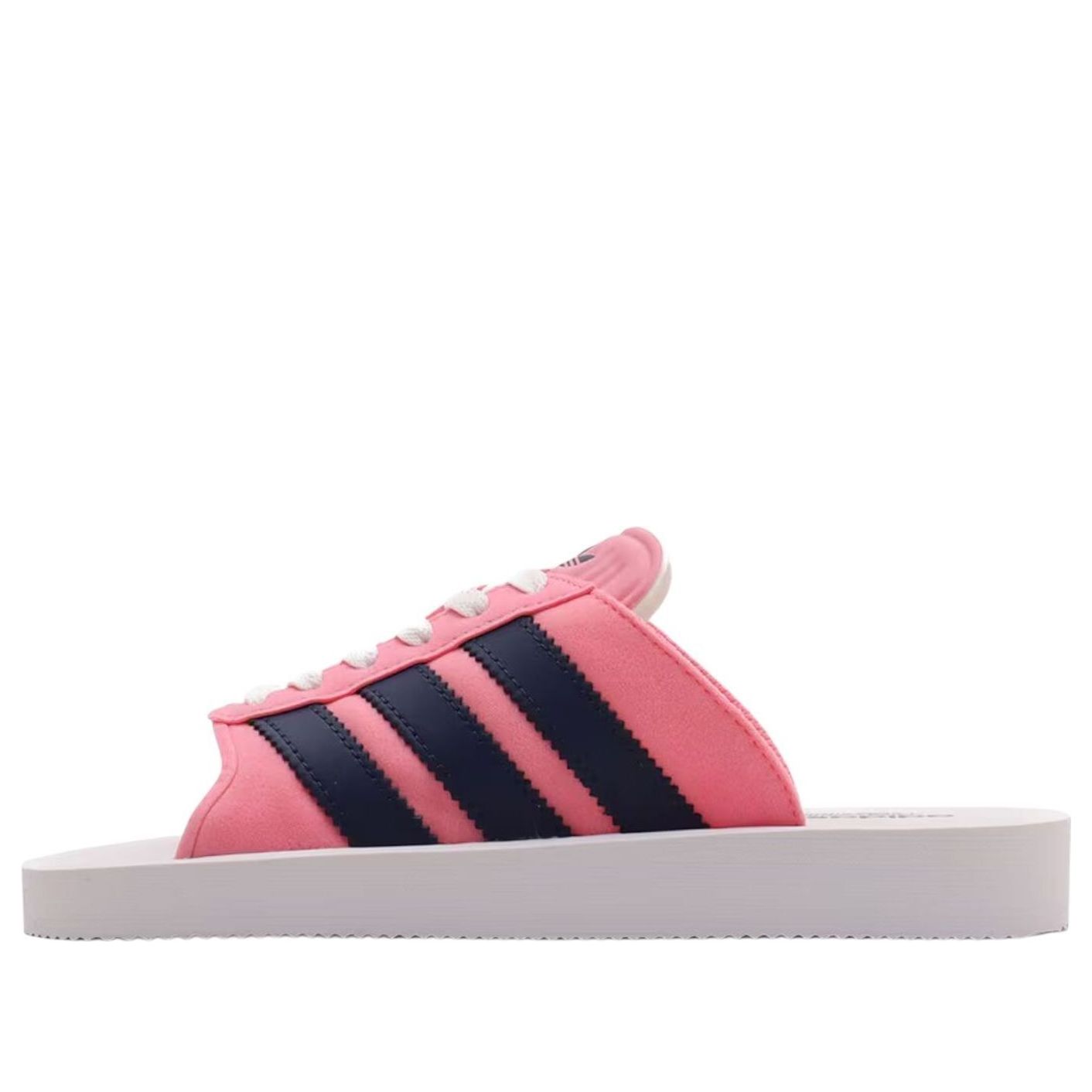Шлепанцы (WMNS) adidas Gazelle Beach Slides 'Pink Dark Blue'
