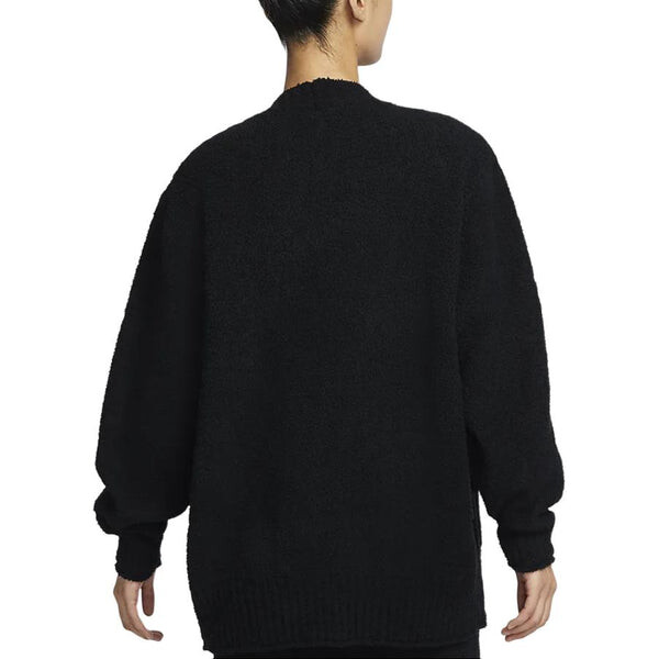 Футболка sportswear phoenix cozy boucl t-shirt 'black' Nike, черный — фото 2