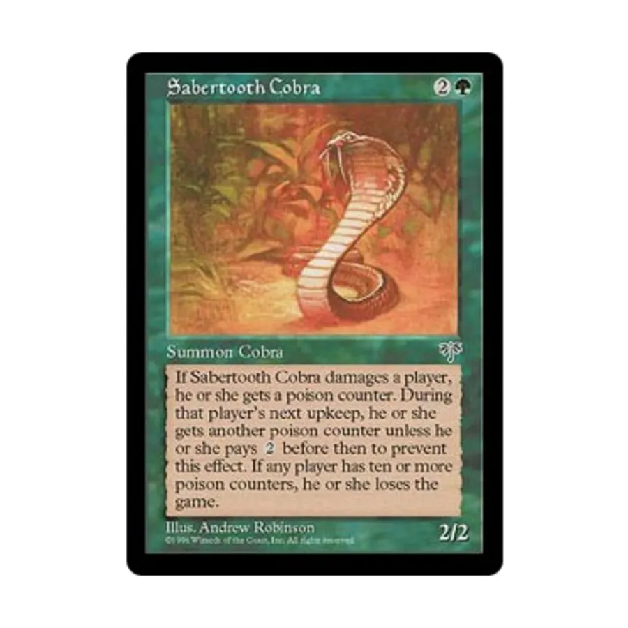 

CCG Саблезубая кобра (клавиша C), MTG - Mirage