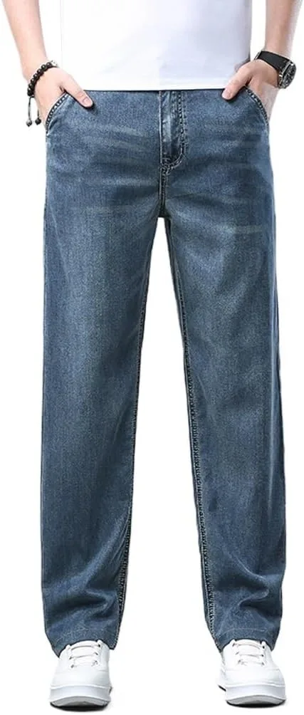 

Прямые джинсы из хлопка для молодежи, plus size (36) SIDUFHAOPKLL